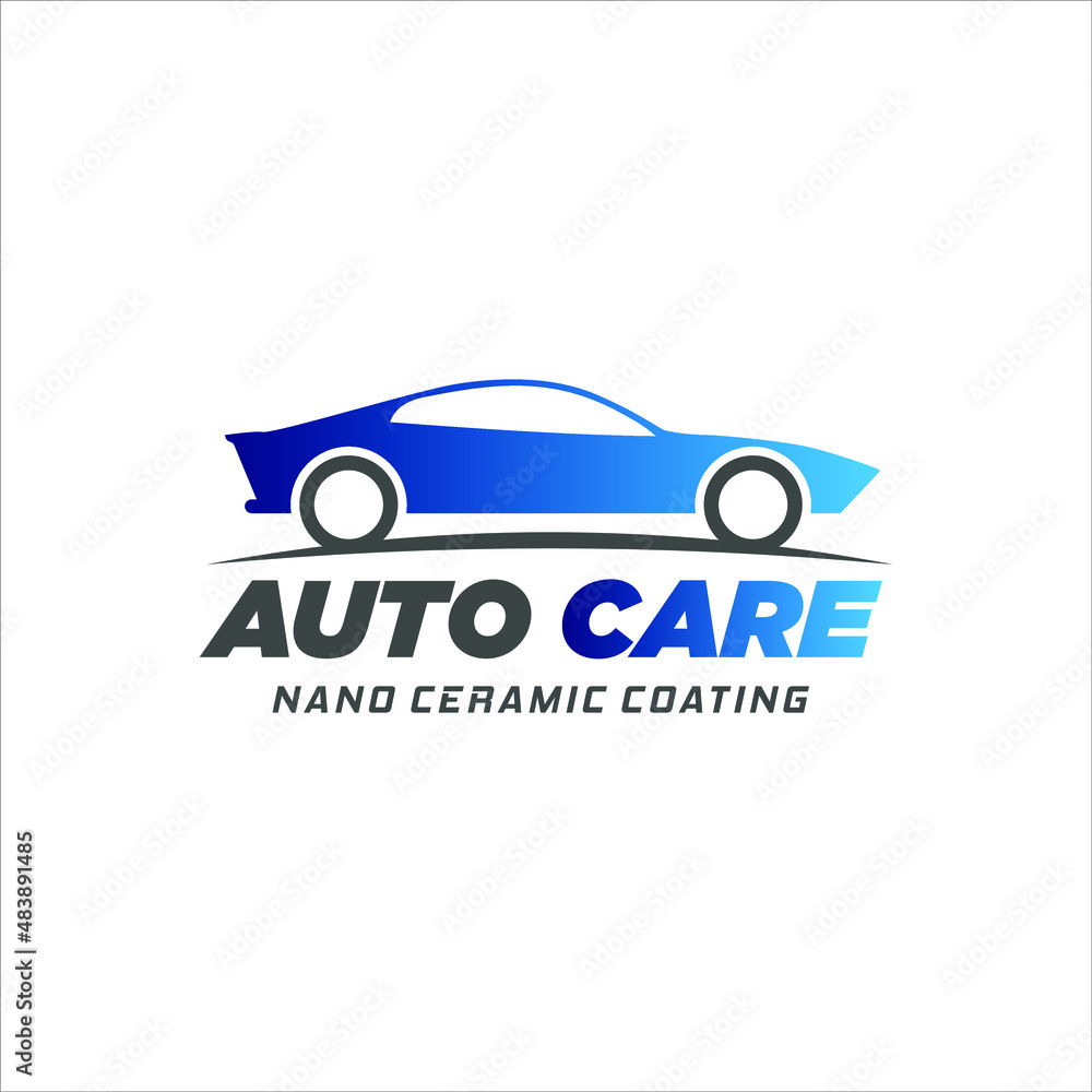 Automotive Business logo design with auto detailing and nano ceramic coating template