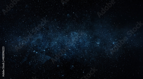 Fototapeta Naklejka Na Ścianę i Meble -  Space scene with stars in the galaxy. Panorama. Universe filled with stars, nebula and galaxy,. Elements of this image furnished by NASA