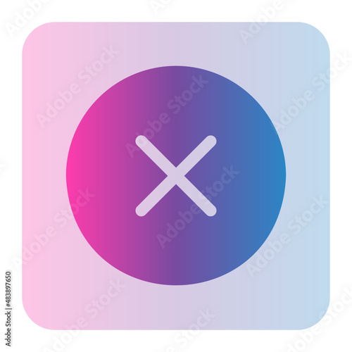 failed gradient icon