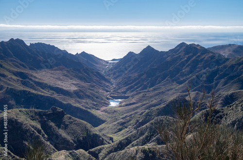 Valley in Macizo de Anaga range photo