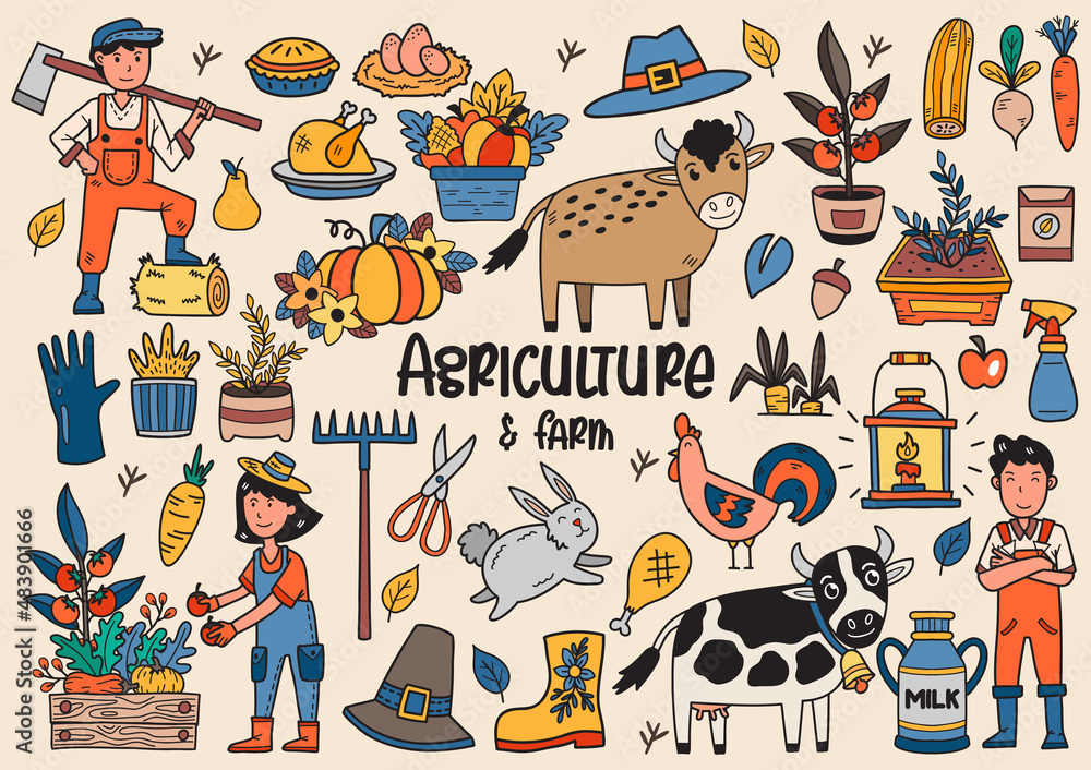 Fototapeta premium farming vector illustration Vector for banner
