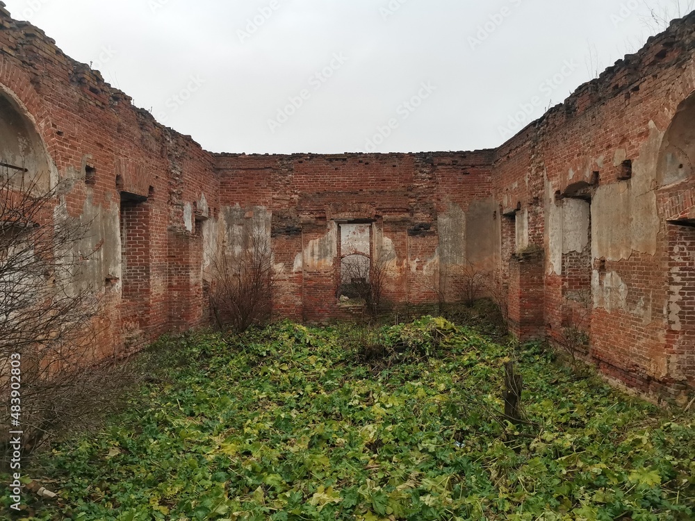 ruins of the temple