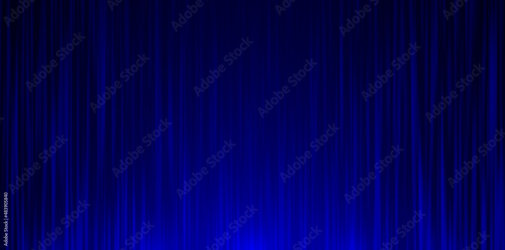 blauer geschlossener Vorhang blauer geschlossener Vorhang