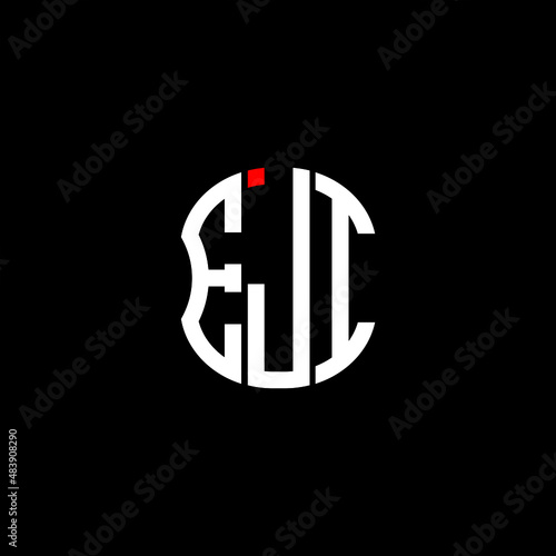 EJI letter logo creative design with vector graphic photo