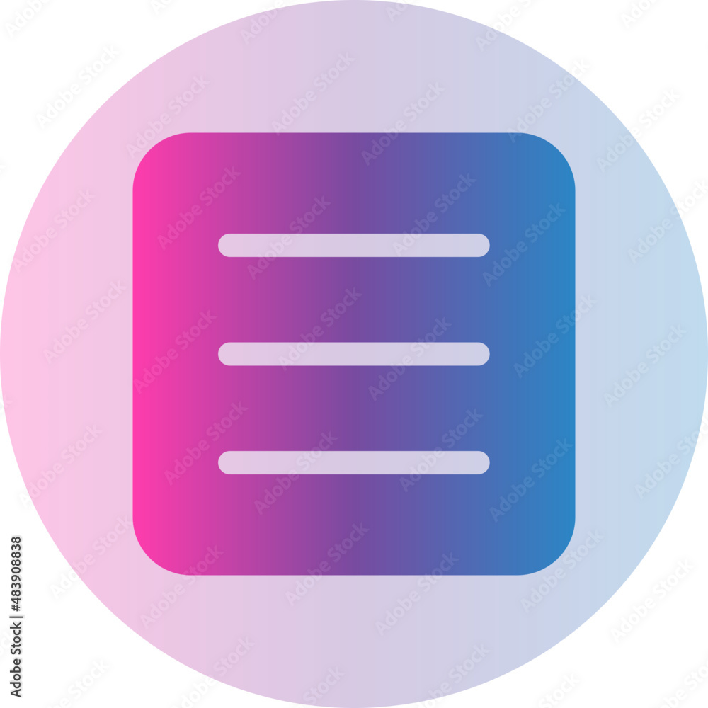 main menu gradient icon main menu gradient icon