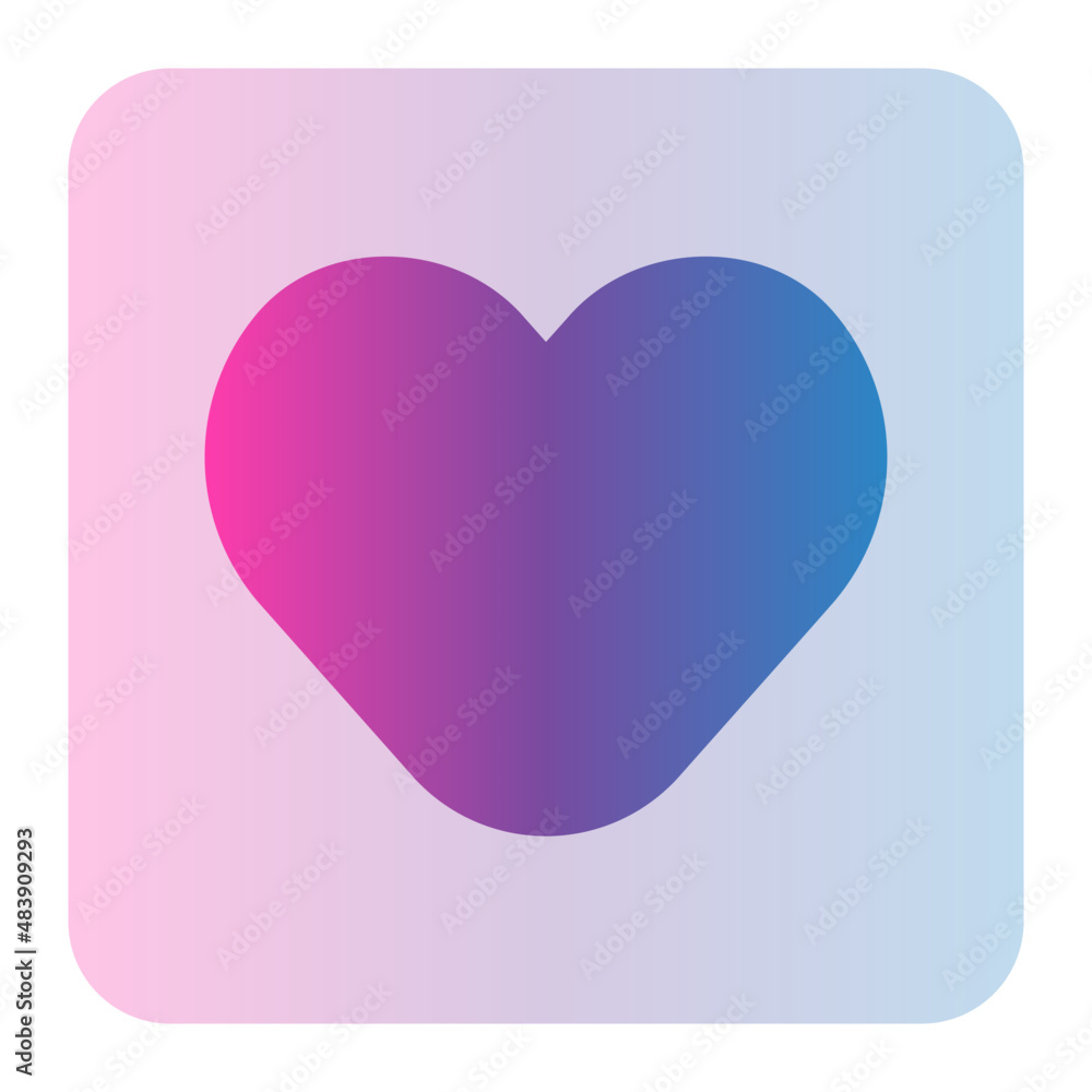 love gradient icon