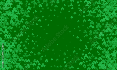 Happy Saint Patrick's day green background