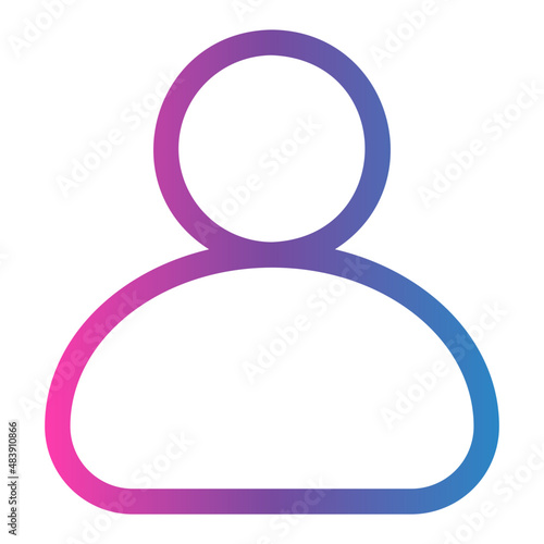 profile gradient icon
