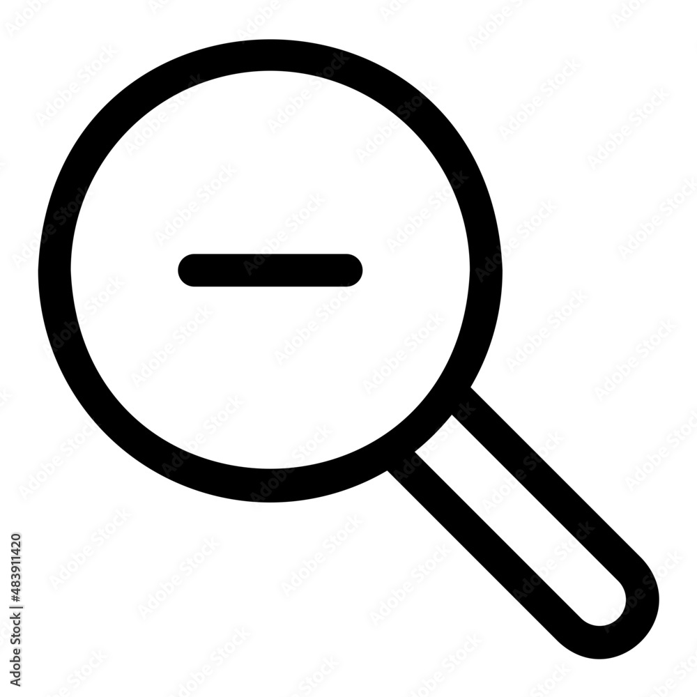 zoom out line icon zoom out line icon