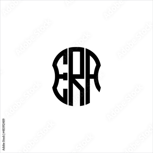 ERA letter logo creative design. ERA unique design photo