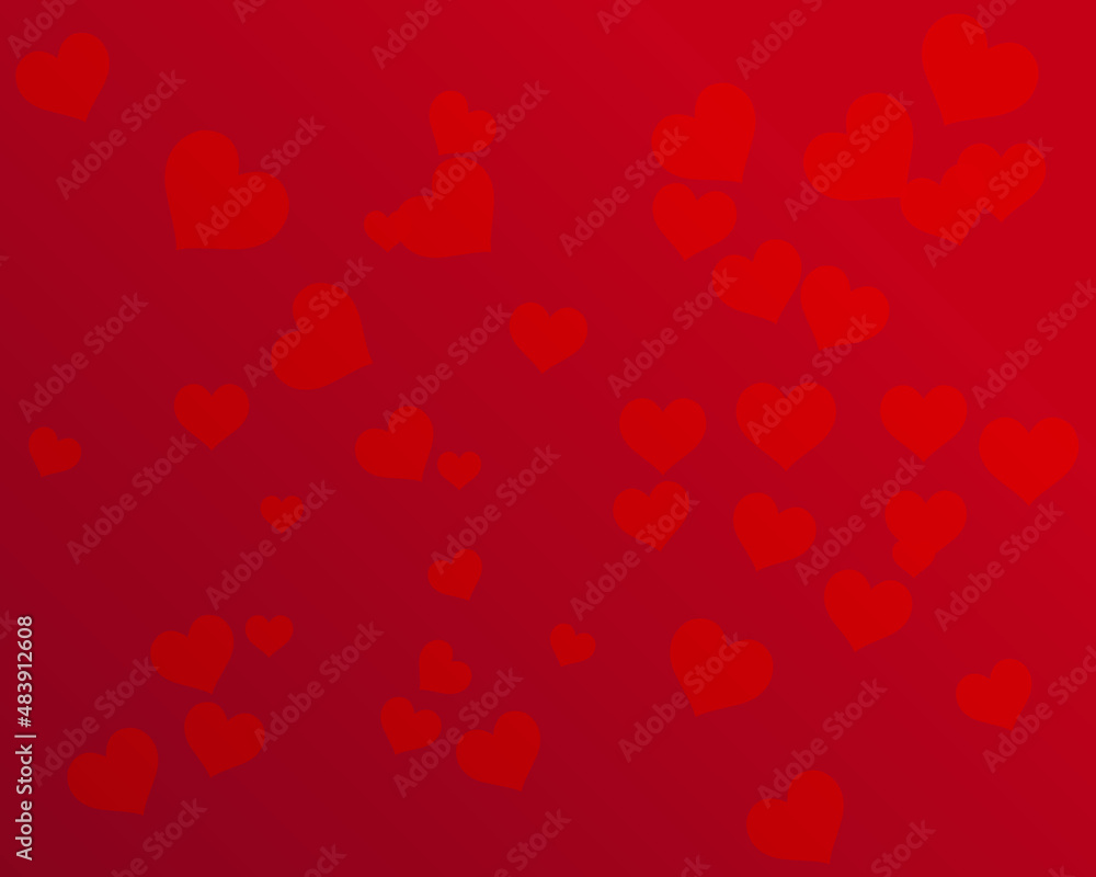 Abstract background with patterns of hearts. Vector design for business, corporate, institution, party, festive, seminar, presentations and talks, websites, webpage, handphone background.