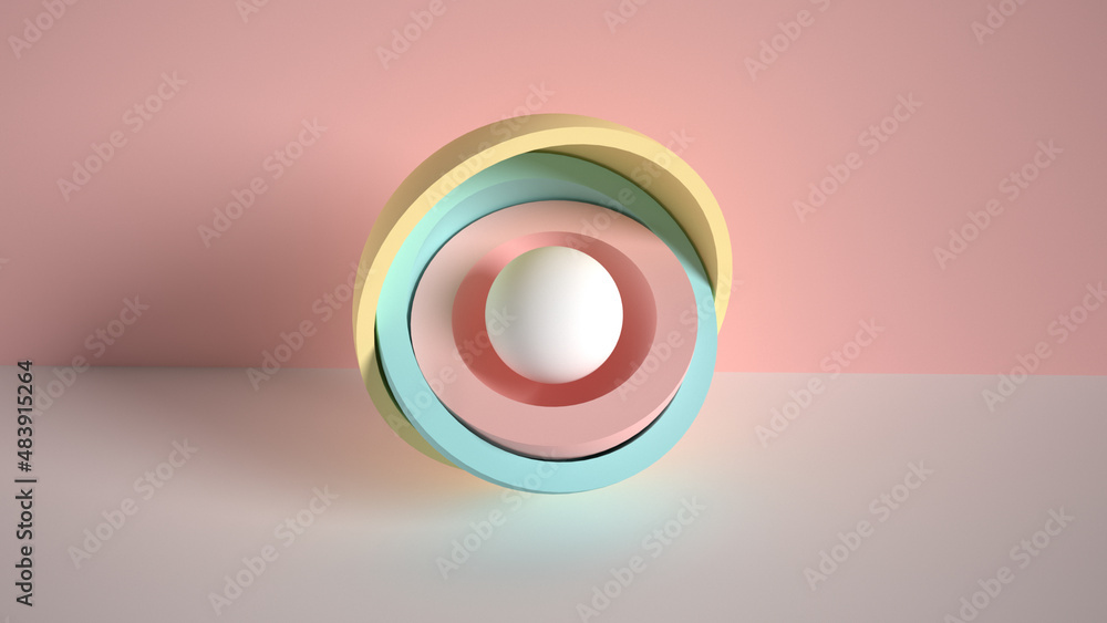 3d render, abstract background, pastel neon balls, primitive geometric shapes, simple mockup, minimal design elements 3d render, abstract background, pastel neon balls, primitive geometric shapes, simple mockup, minimal design elements