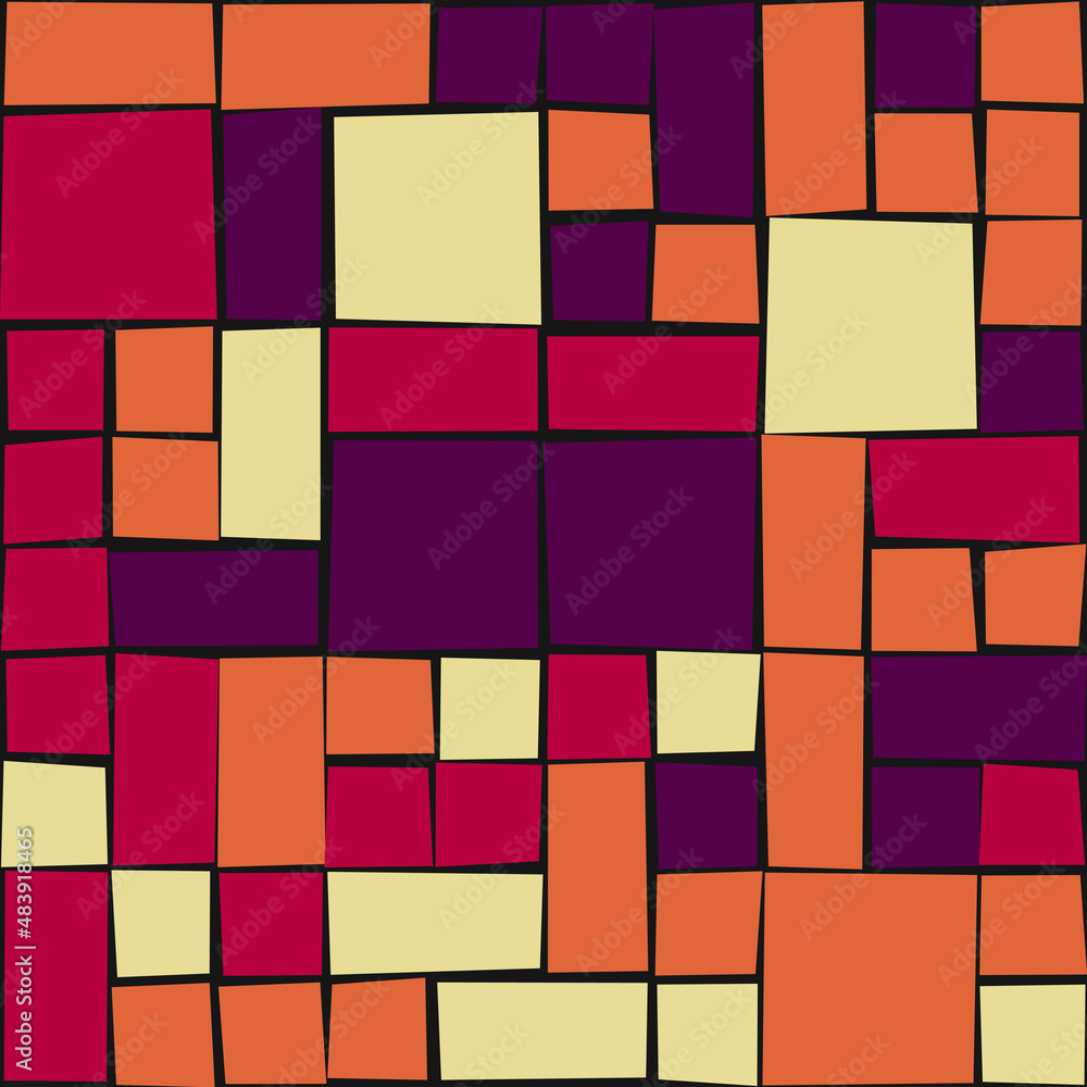 Offset Quads generative art background art illustration Offset Quads generative art background art illustration