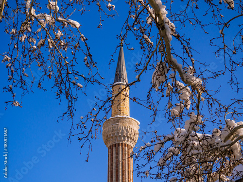 Canvas Print minaret of mosque