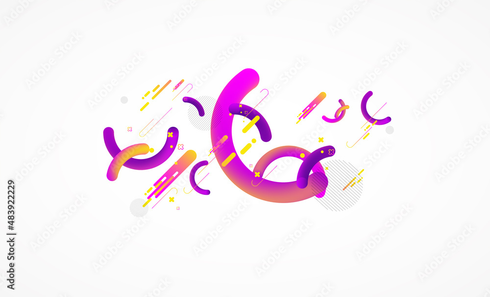 Obraz premium Abstract colorful background. Vector illustration