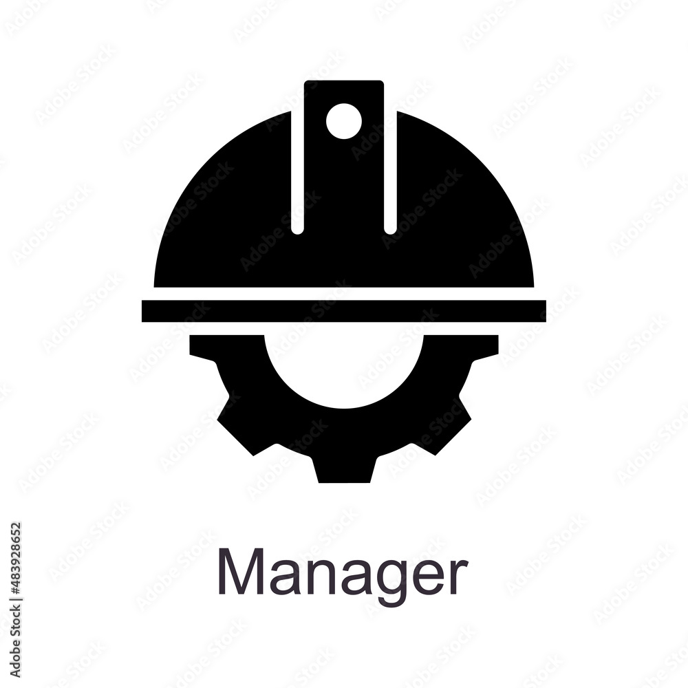 Management  vector Solid Icon Design illustration. Home Improvements Symbol on White background EPS 10 File