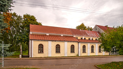Historic Roman Catholic chapel dedicated to Saint Casimir, built in 1916 in the village of Mońki in Podlasie, Poland. photo