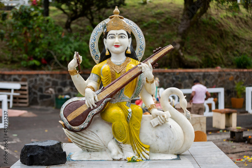 Statue of Goddess Saraswati photo