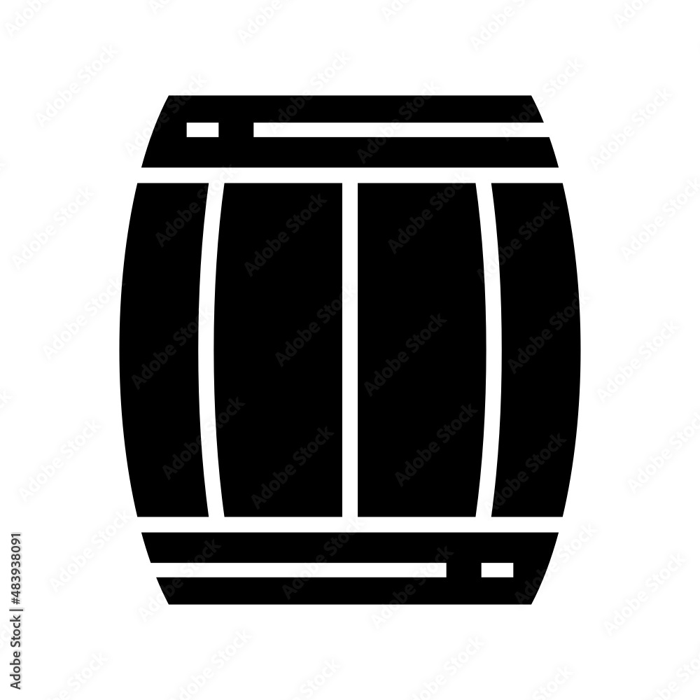 Barrel icon isolated on white background Barrel icon isolated on white background