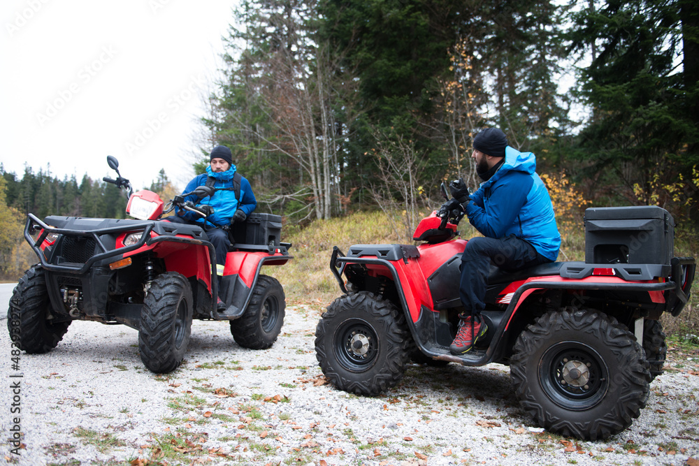 Rescuers With Amateur Radio Drives With Quad Rescuers With Amateur Radio Drives With Quad