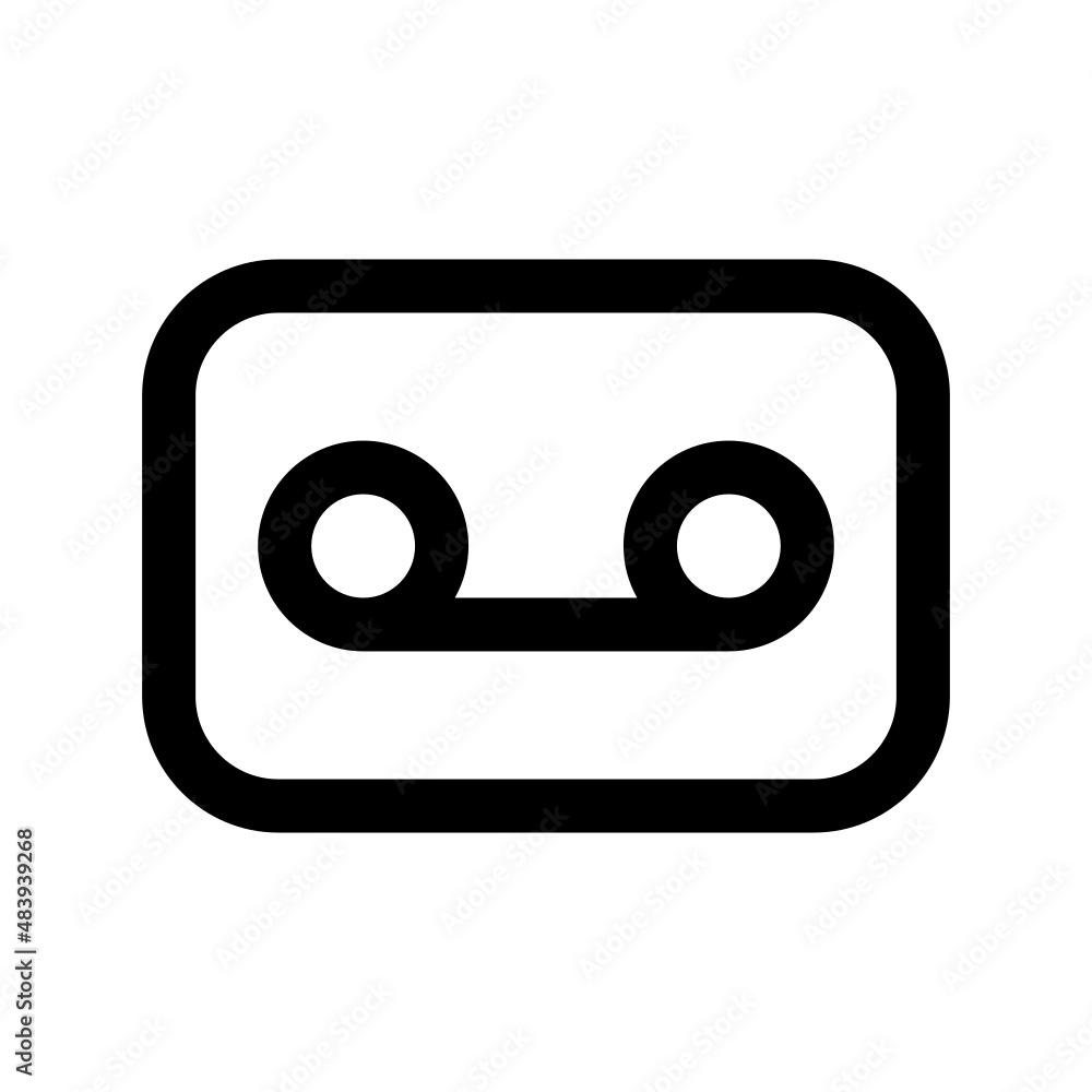 Voicemail icon isolated on white background Voicemail icon isolated on white background