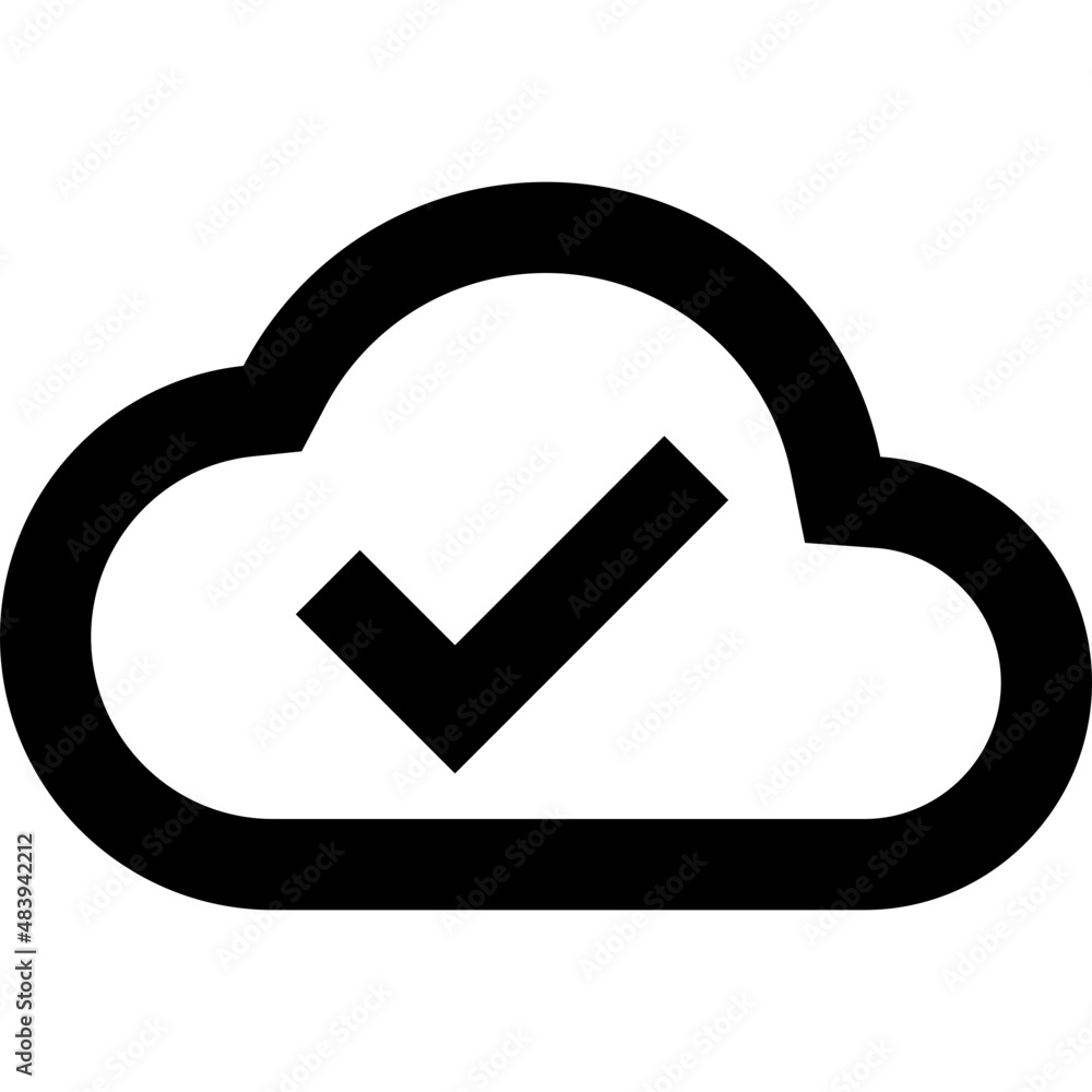 Cloud Done, Cloud Done Icon

