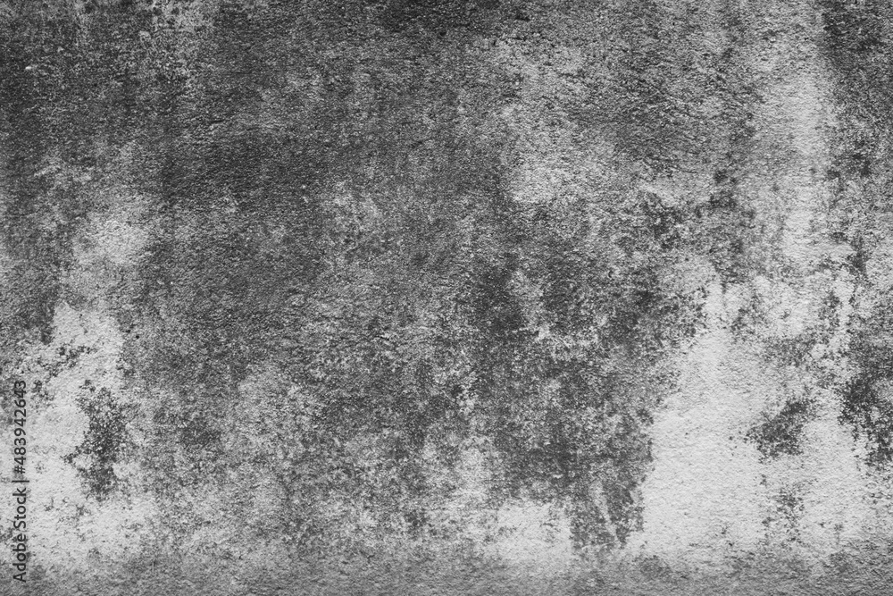 Fototapeta premium Grunge black and white cement wall texture background