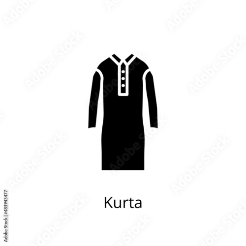 Kurta icon in vector. Logotype