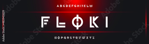 Obraz na plátně FLOKI Modern Minimal font