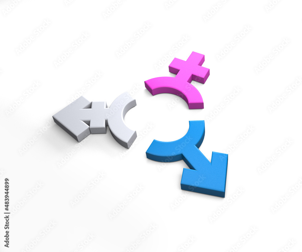 Gender Symbol for woman, man, divers Gender Symbol for woman, man, divers