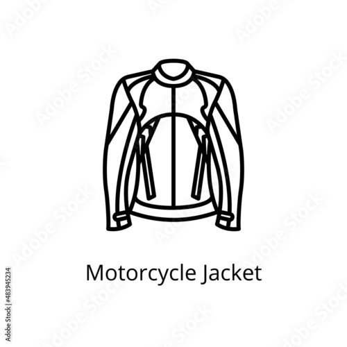 Motorcycle Jacket icon in vector. Logotype