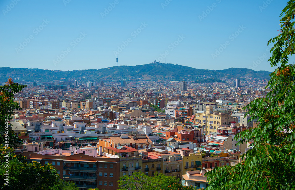 View of the Barcelona city View of the Barcelona city