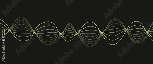 Wavy lines curve vector design concept, sinus wave, abstract wave, can be used for background, backdrop, illustration, wallpaper, art gallery