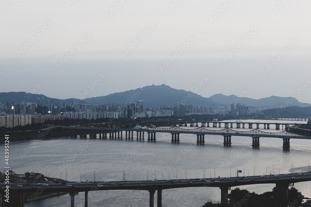 Obraz premium pier on the lake