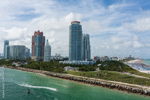 View from Miami Beach, Florida.