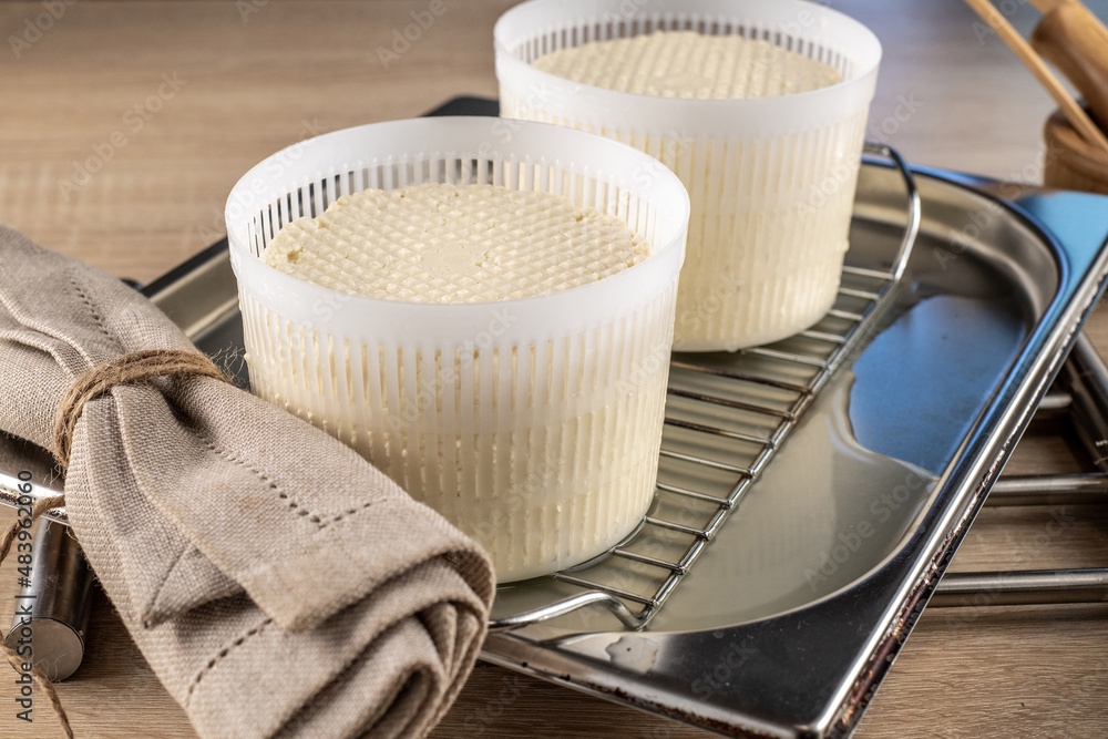 Handmade halloumi cheese. Natural homemade cheese. Handmade halloumi cheese. Natural homemade cheese.