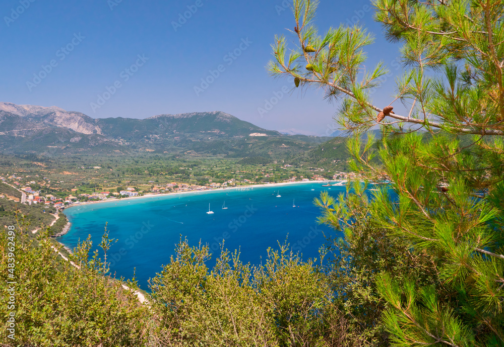 Vassiliki village on Lefkada island