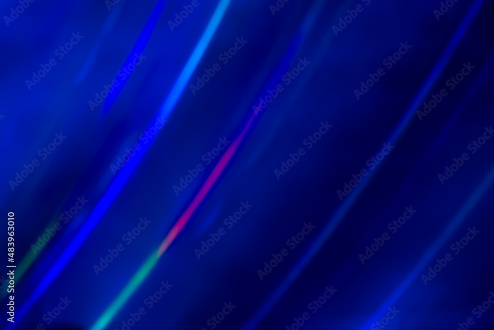 Blue rainbow abstract background from the sun shines on the silicon wafer. Blue rainbow abstract background from the sun shines on the silicon wafer.