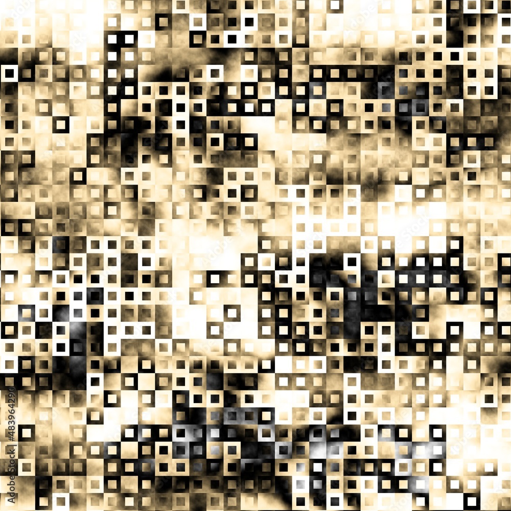 Fototapeta premium Digital fractal pattern. Abstract background.