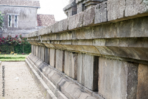 Candi Singosari Temple Memorial. Ancient ruin in Malang, East Java, Indonesia. photo