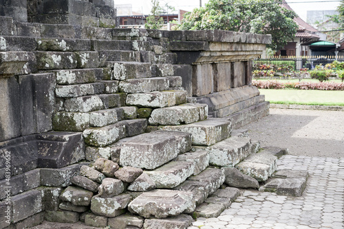 Candi Singosari Temple Memorial. Ancient ruin in Malang, East Java, Indonesia.