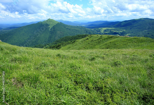 Obraz na płótnie Polonyna Wetlinska in Bieszczadzki National Park (Poland). w salonie