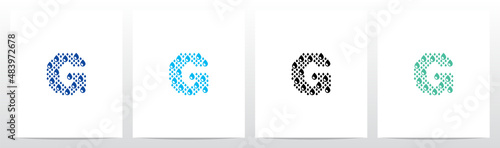 Water Drop Forming Letter Logo Design G