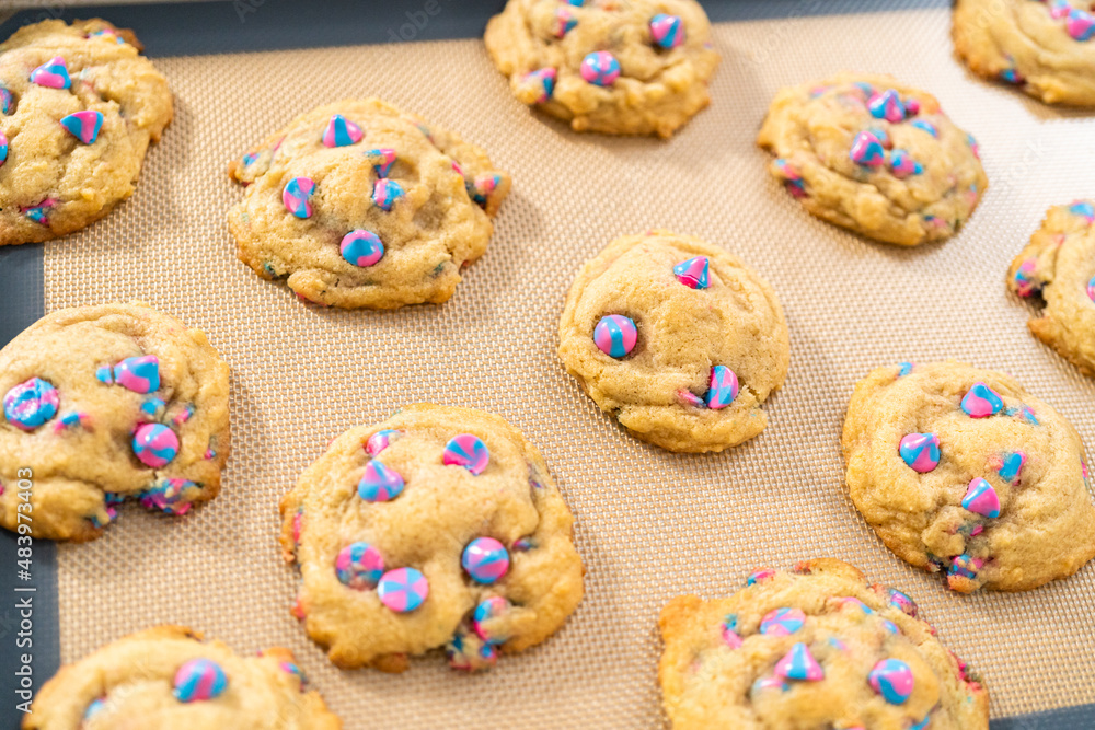Unicorn chocolate chip cookie Unicorn chocolate chip cookie