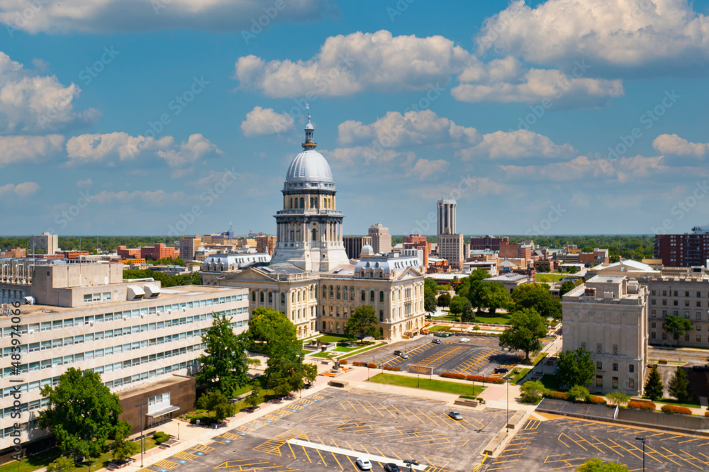 Illinois state capitol building.