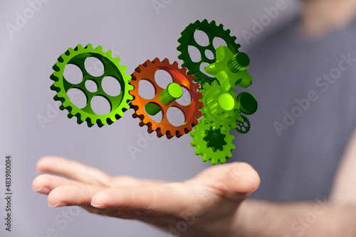 Eco manufacture abstract te...
