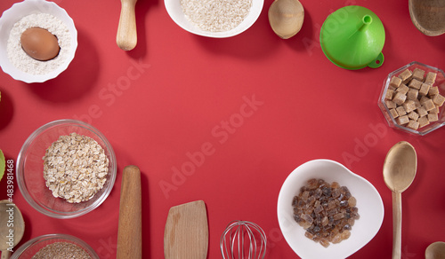 Kitchen tools. Spices on a board. Background. Food. Spice. Cooking. Photo. Cook. 