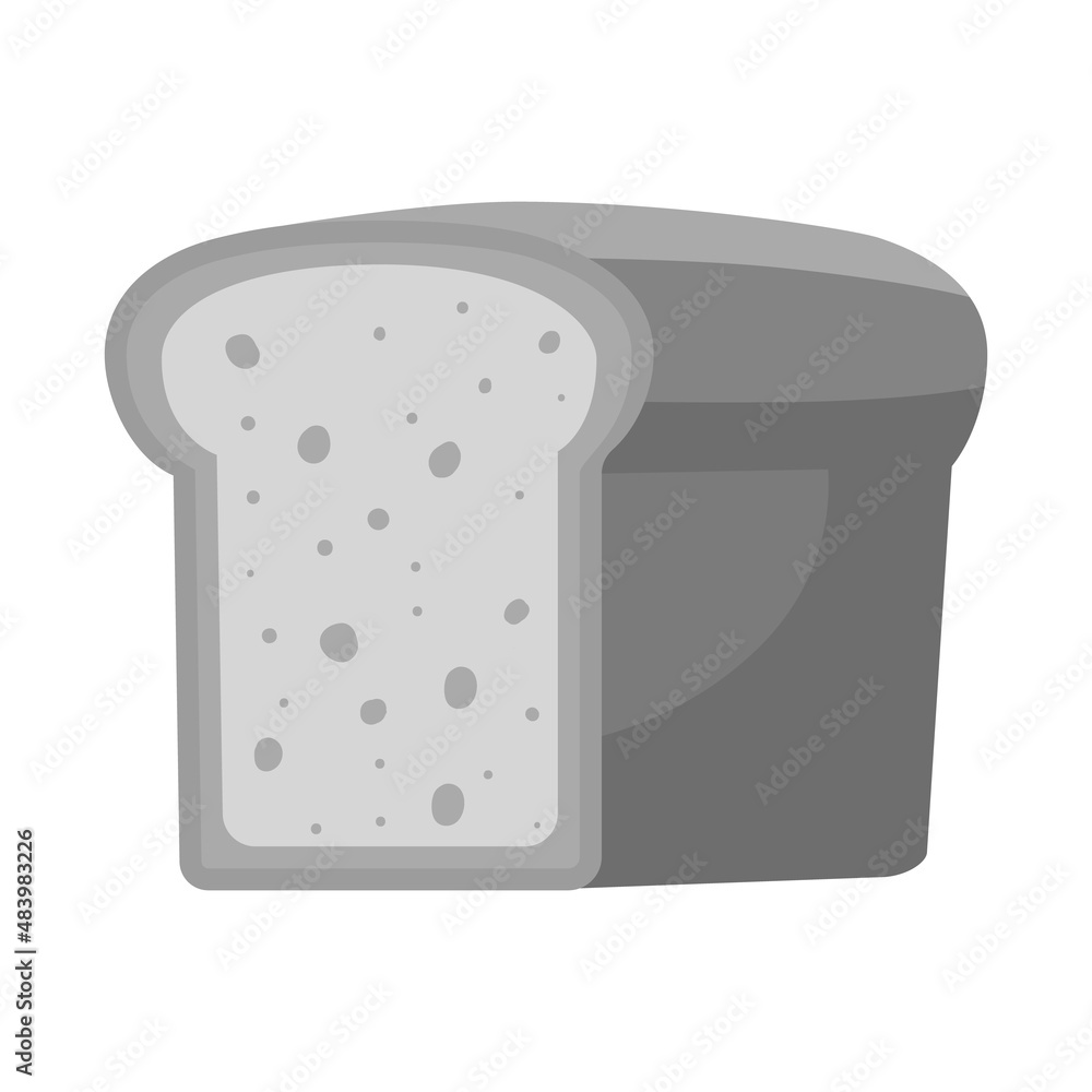 Vector design of bread and loaf symbol. Set of bread and slice stock vector illustration. Vector design of bread and loaf symbol. Set of bread and slice stock vector illustration.