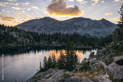 Evening landscape in the Holy Cross Wilderness, Colorado