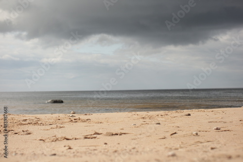 Beach, Baltic sea summer, sky